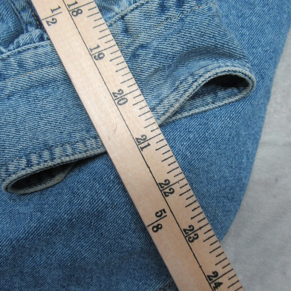 Levis‎ Silver Tab Denim Shirt Jacket Mens Medium Blue Denim Oversized Button VTG - Picture 9 of 10